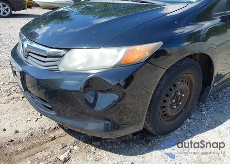 2012 Honda Civic Lx from USA, damaged, VIN 19XFB2F53CE351404